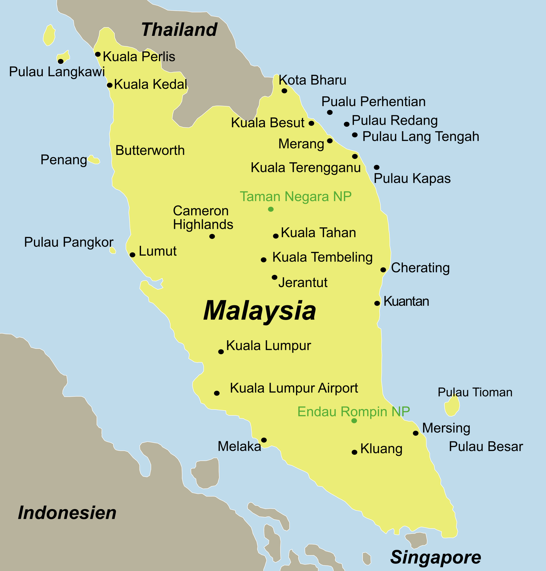 Malaysia Reise