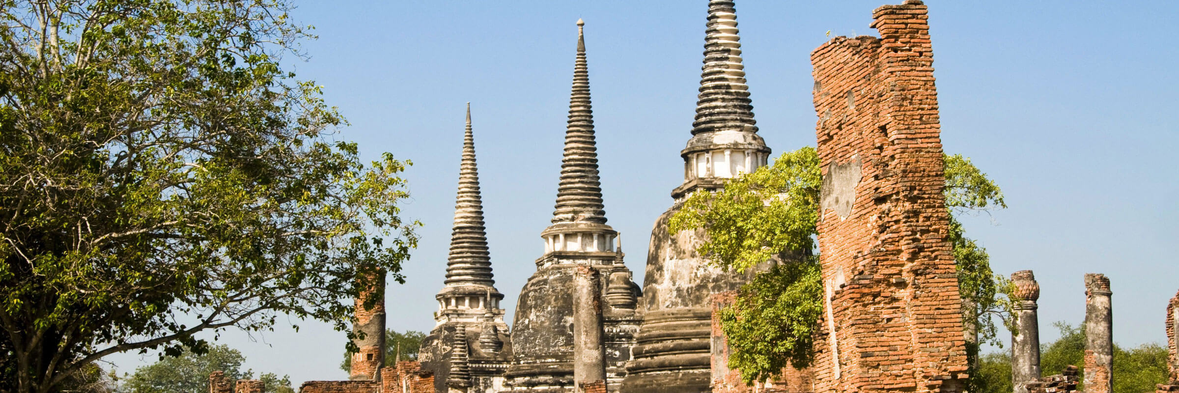 Phra Si Sanphet Temple is located in Ayutthaya Historical Park, Phra Nakhon Si Ayutthaya