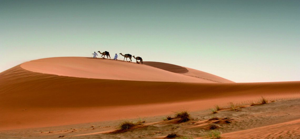 Die Wüste von Abu Dhabi übt eine große Fasziniation auf ihre Besucher aus.