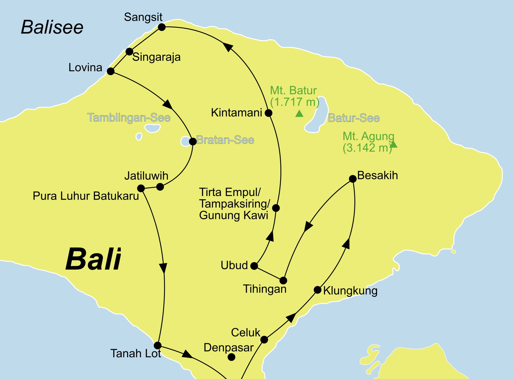 14 tage bali tour