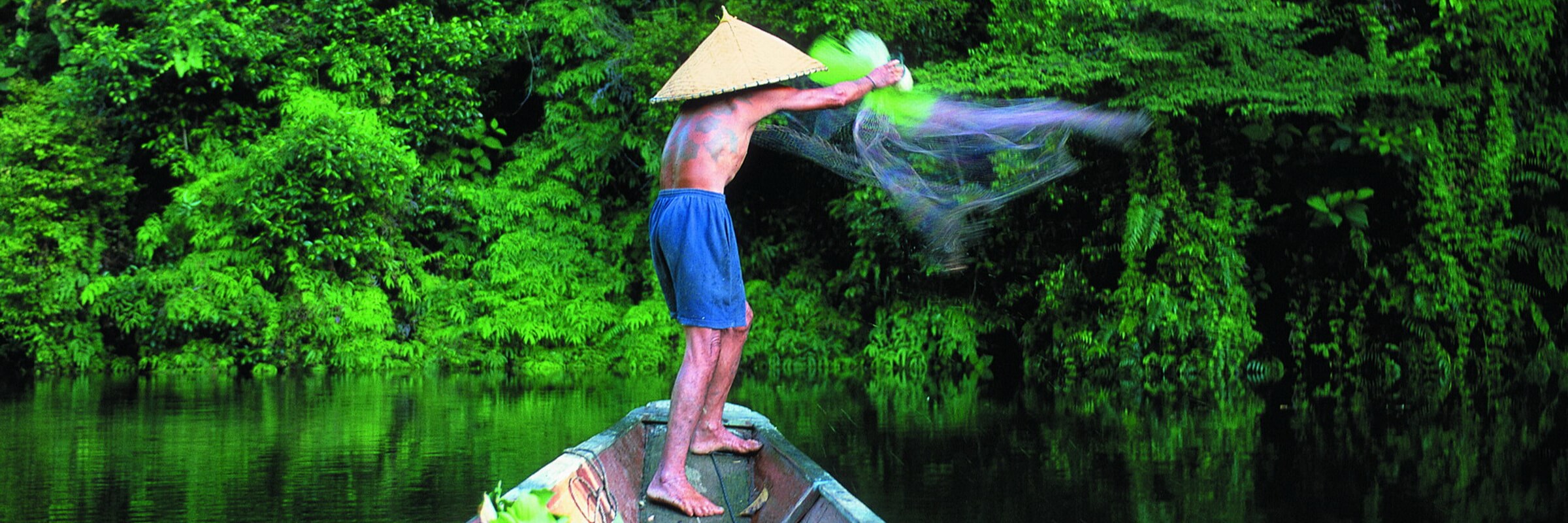 Bei den indigenen Volksgruppen im malaiischen Sarawak spielen Fischerei und Jagd noch eine entscheidende Rolle.