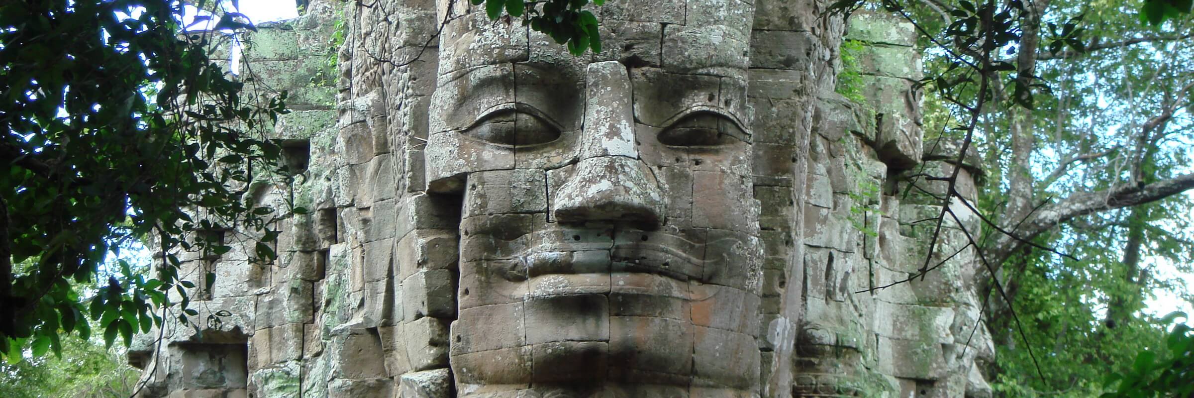 Bayon Tempel, ehemaliges Zentrum von Angkor Thom, ein Highlight von Indochina