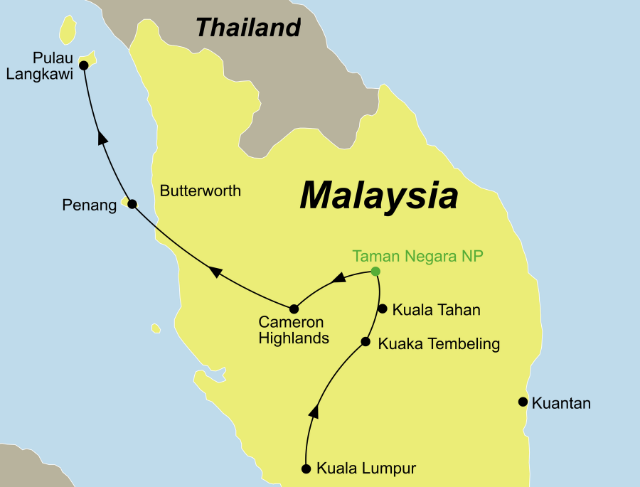 Erlebe Malaysia – Rundreise Kuala Lumpur bis Langkawi