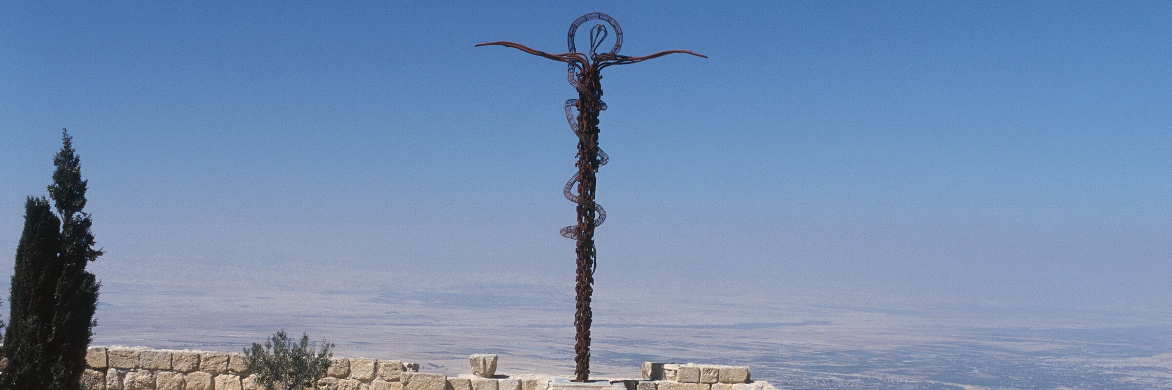 Gipfelpanorama des Mount Nebo in Jordanien.