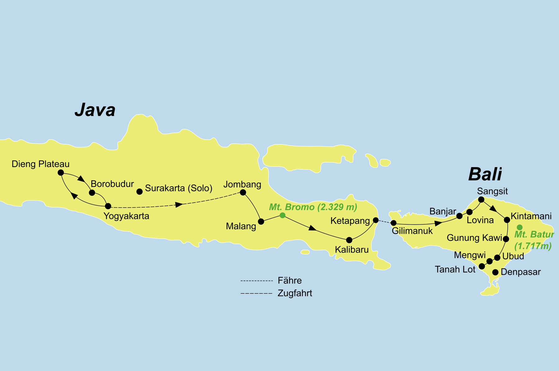 Java Bali – Rundreise Java und Baden Bali – Urlaub Tipp