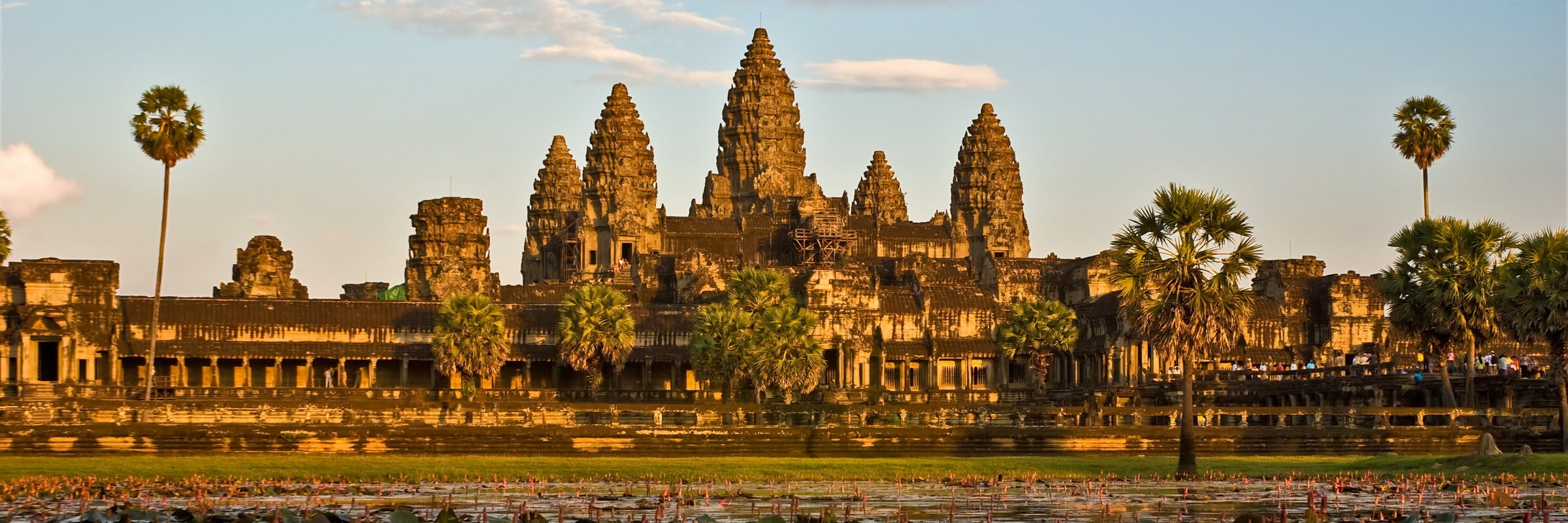 Die beeindruckende Tempelanlage Angkor Wat ist die mit Abstand bekannteste in Kambodscha.