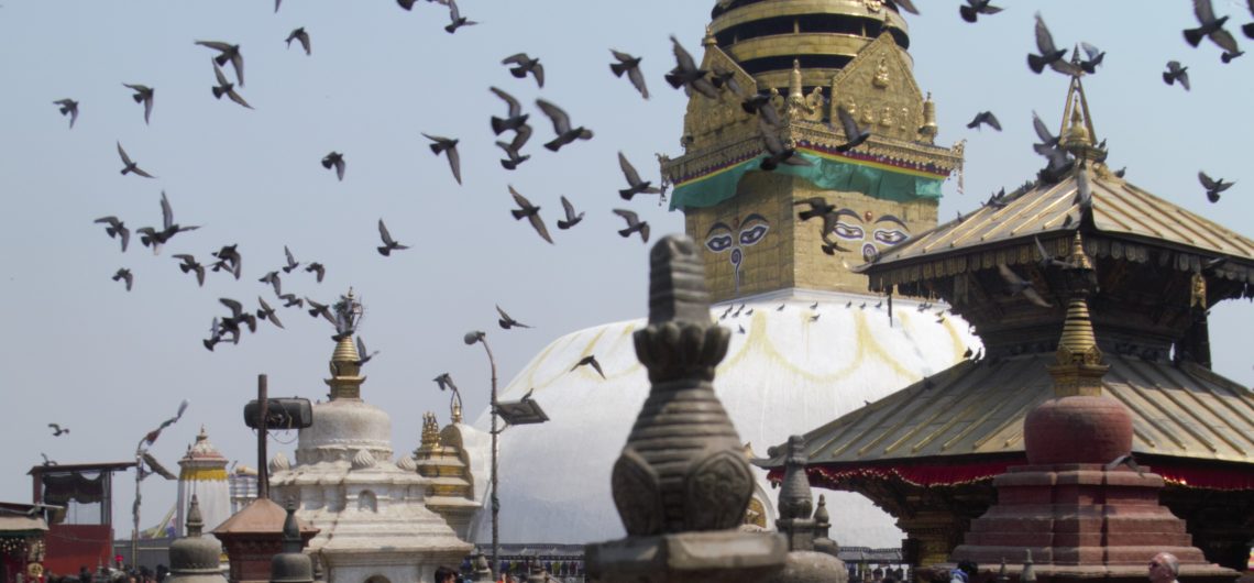 Swayambhunath Stupa in Kathmandu, Nepal