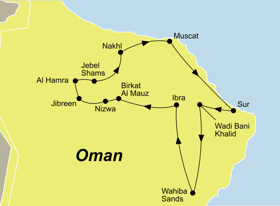Oman Salalah Traumurlaub: Rundreise Oman & Baden Salalah