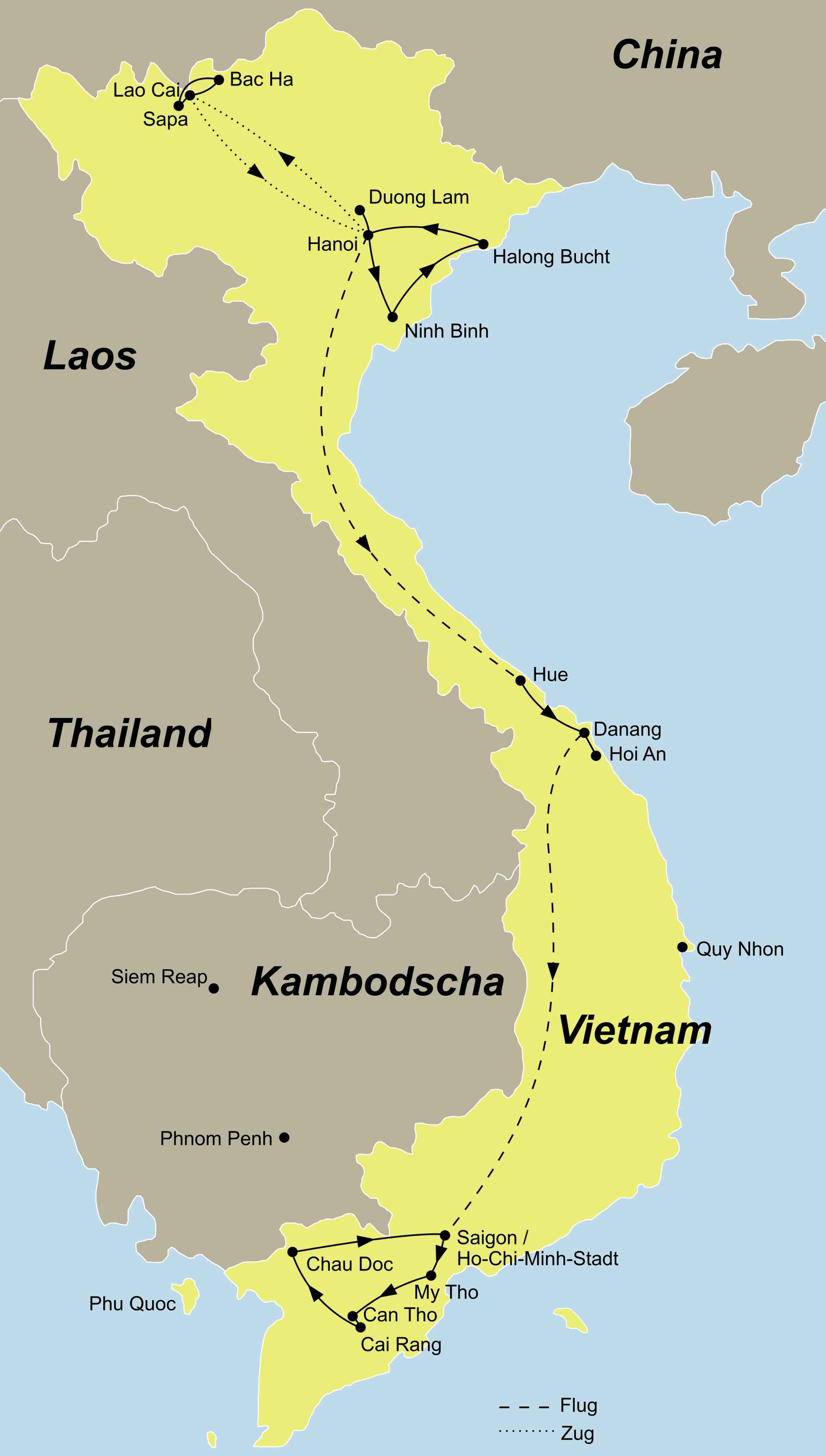 Vietnam von Nord nach Süd – Individualreise vom Spezialisten