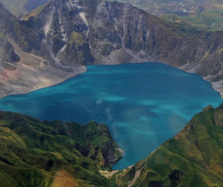 Der Mount Pinatubo ist ein aktiver Vulkan in Luzon auf den Philippinen