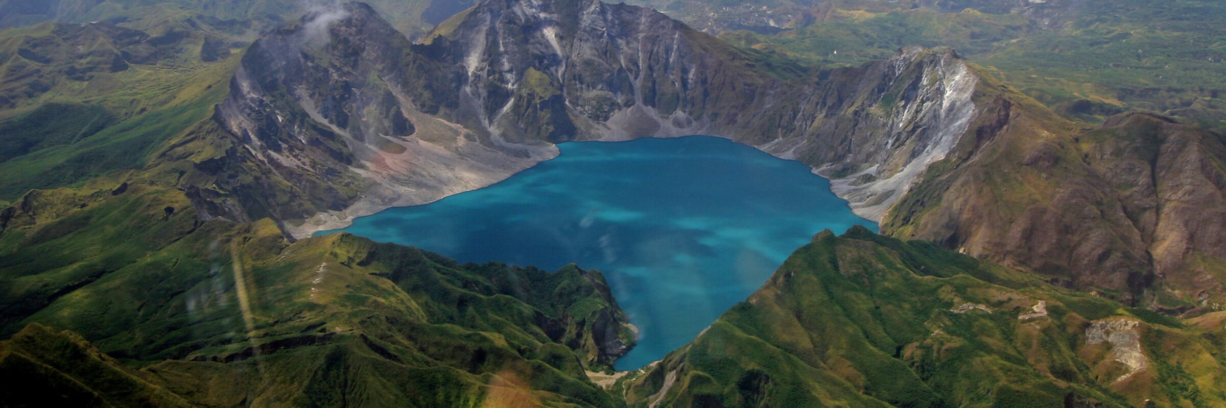 Der Mount Pinatubo ist ein aktiver Vulkan in Luzon auf den Philippinen