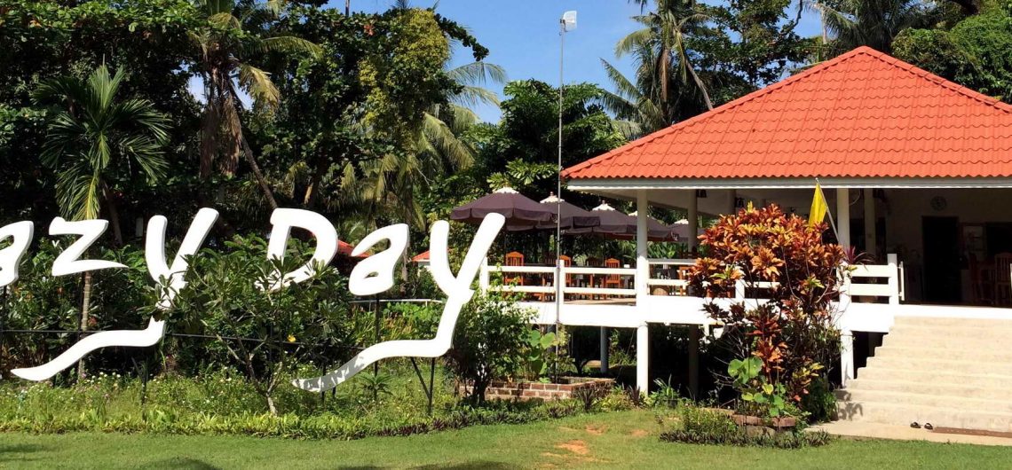 Ansicht des Restaurants im Lazy Day auf Koh Mak