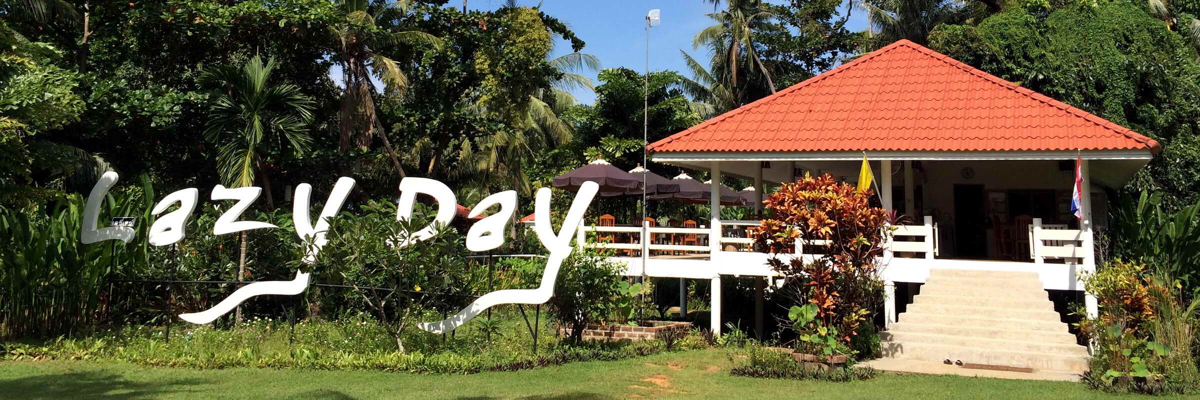 Ansicht des Restaurants im Lazy Day auf Koh Mak