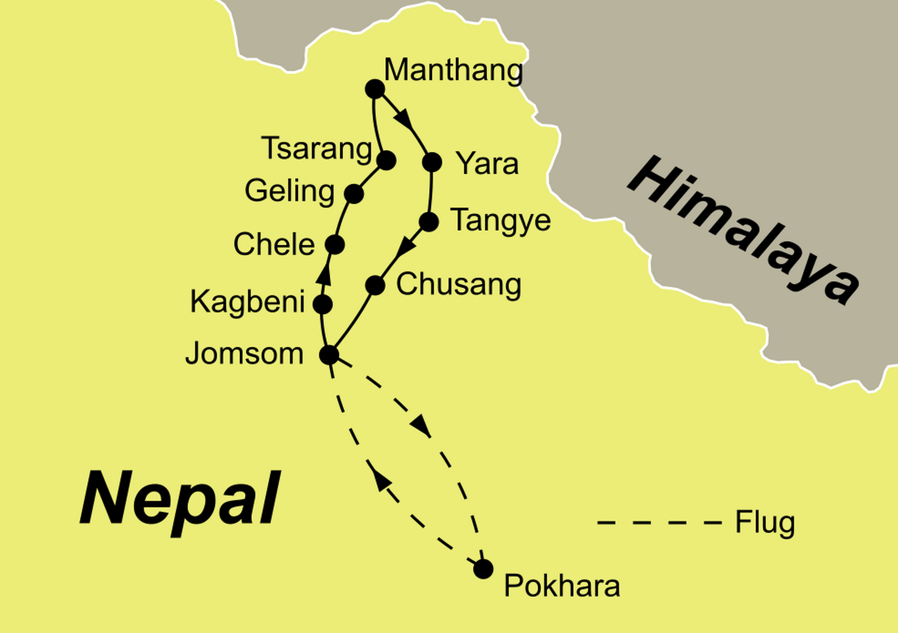 Mustang Trekking – Nepal Bergwandern Trekking Reisen