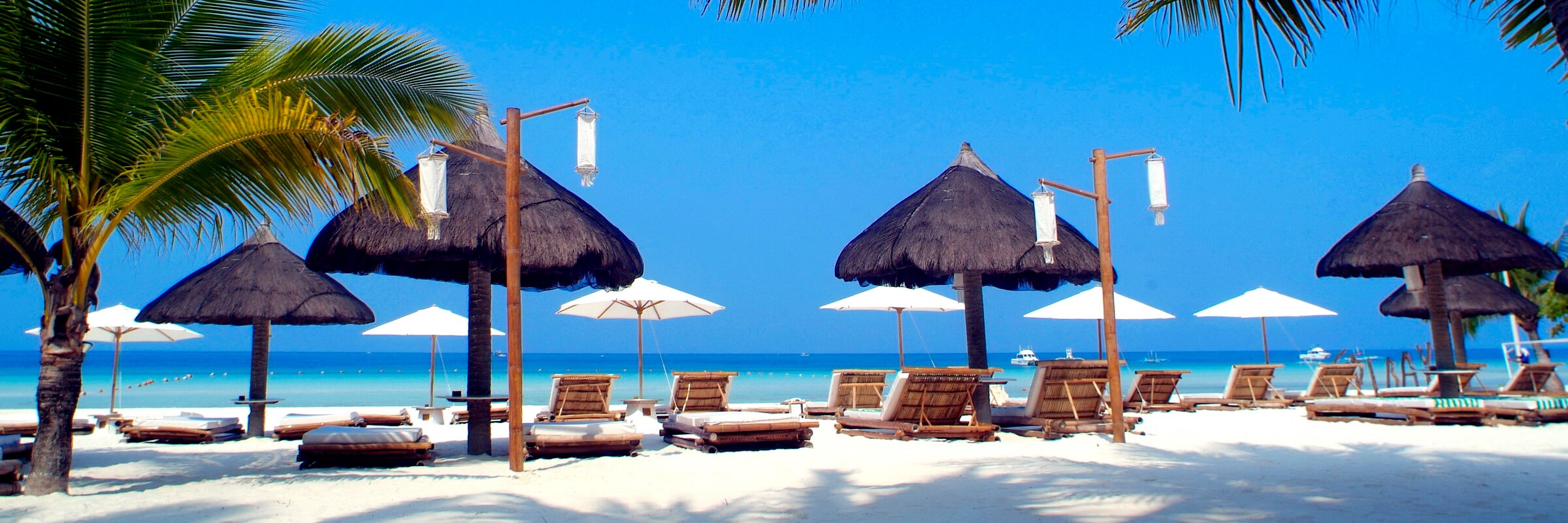 Die einladende Strandanlage des Firdays auf Boracay, Philippinen bietet alle Annehmlichkeiten