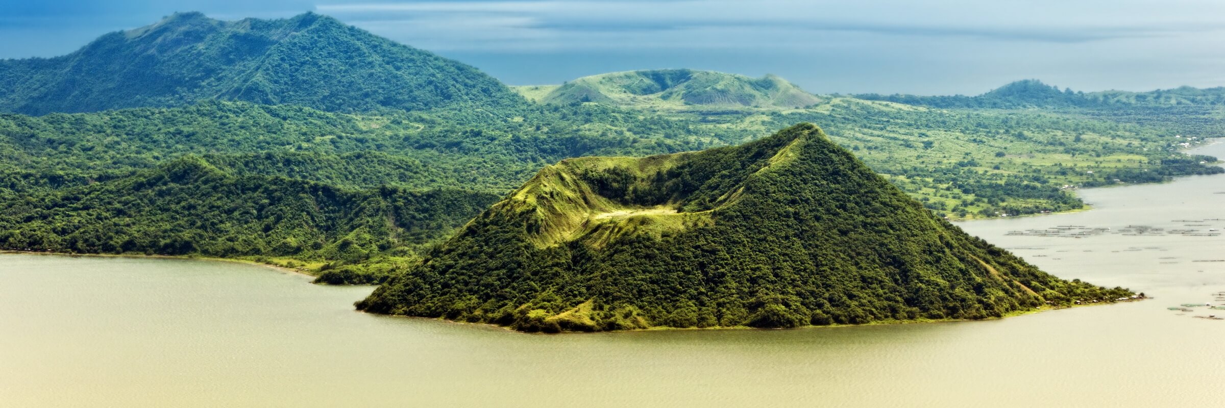 Der Taal gehört zu einer Reihe von Vulkanen im Westen der Insel Luzon.