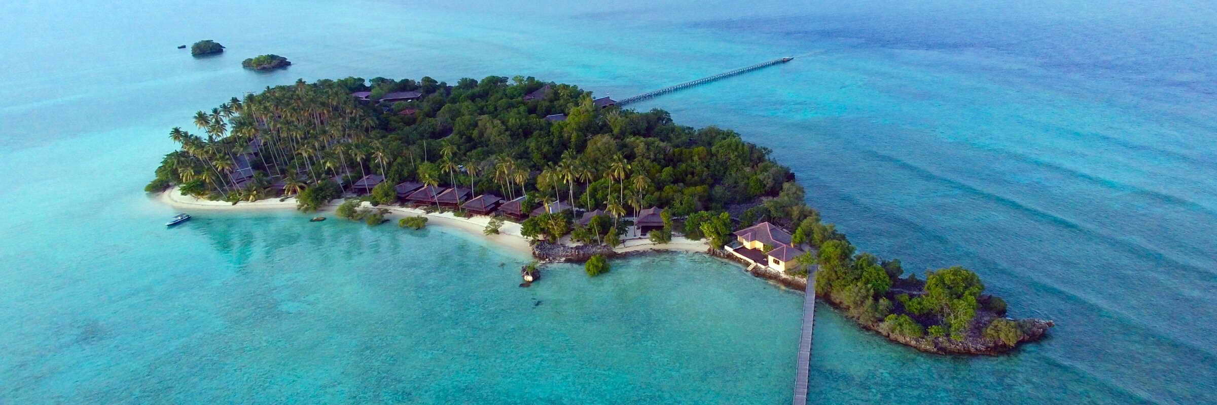 Das paradiesische Nunukan Island Resort befindet sich inmitten der Sulawesisee vor der Ostküste Borneos.