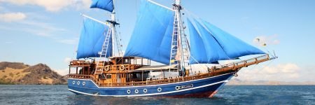 Das Segelschiff „Plataran Felicia“ ist ein klassischer Phinisi Schoner der über insegesamt 6 komfortable Doppelkabinen verfügt.
