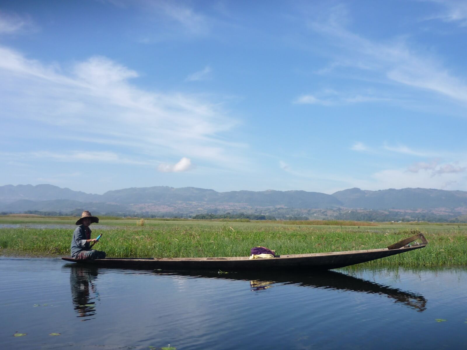 Fischer auf dem Inle See in Myanmar, Burma