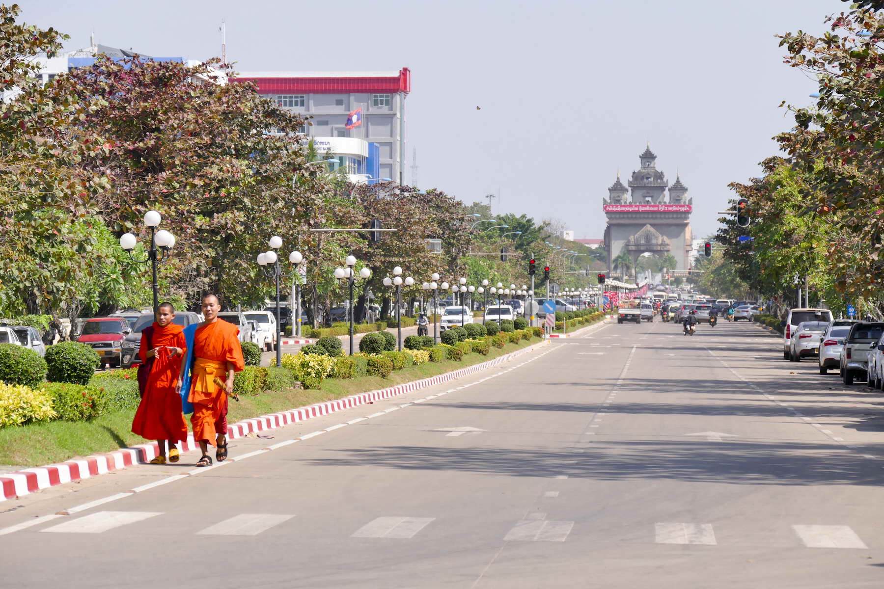 Vientiane Lane Xang Avenue