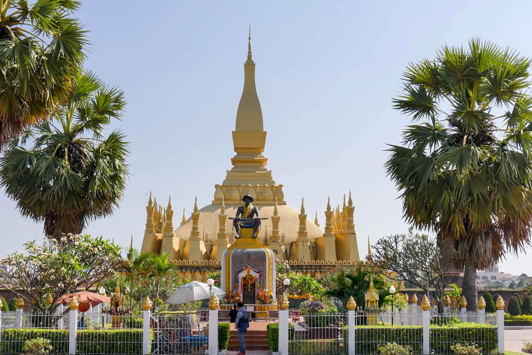 Vientiane That Luang,das_beudetendste religiöse Monument von Laos