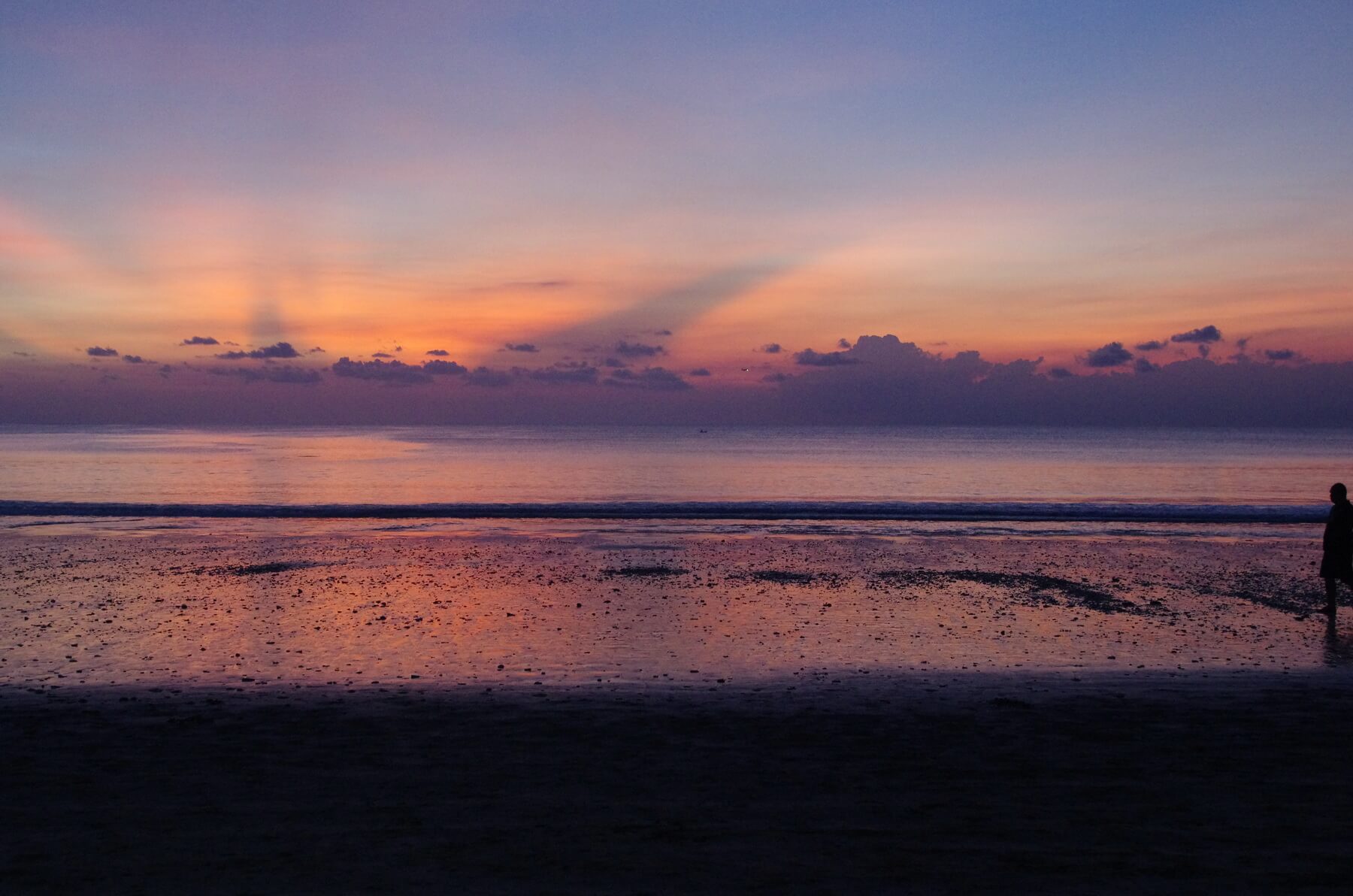 traumhafter Sonnenuntergang in Jimbaran