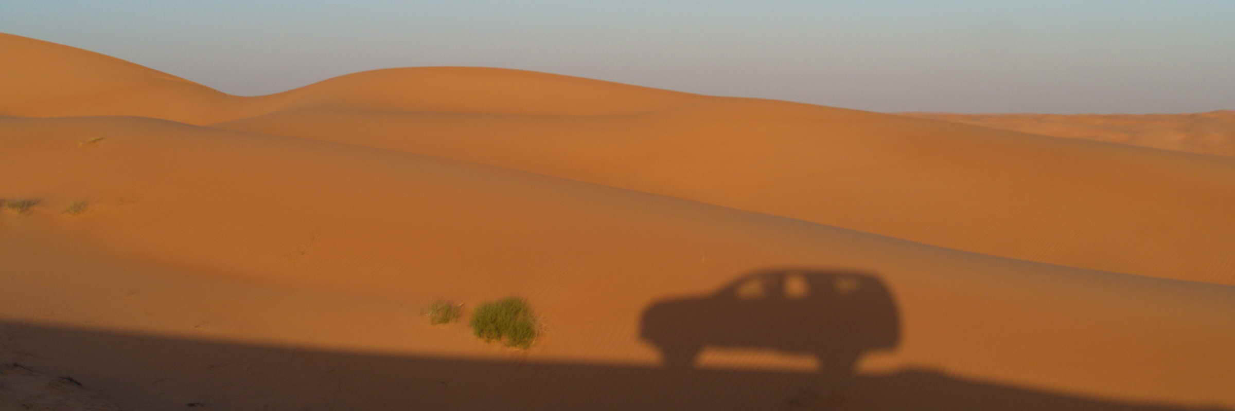 Wüstentour im Oman zum Sonnenuntergang