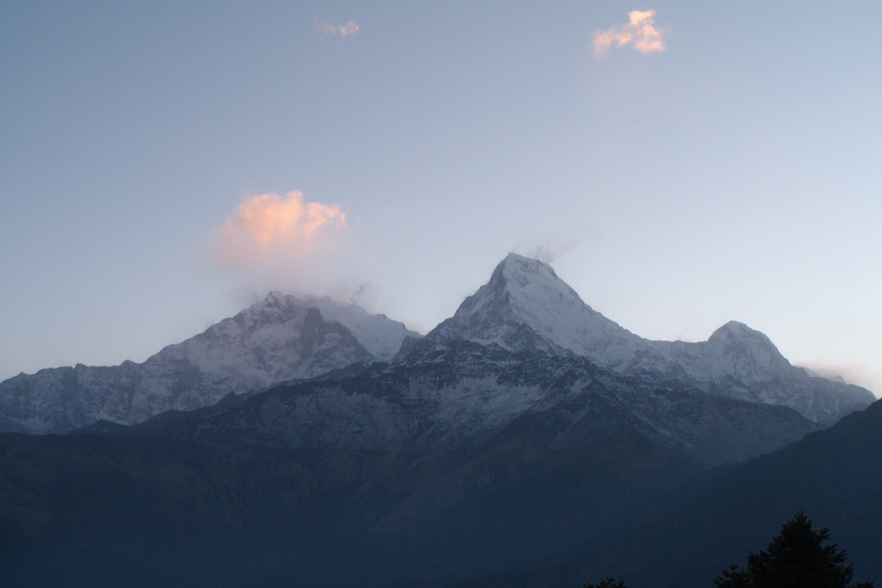 Gipfel Poonhill in Nepal