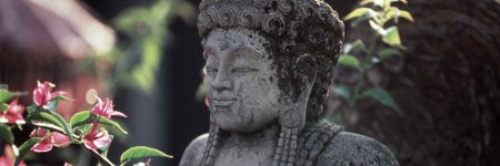 Tempelfigur auf Bali bei einer Indonesien Reise