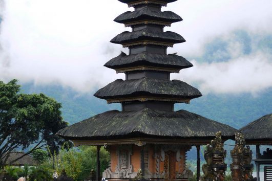 Ulunb Danu Tempel auf Bali in Indonesien