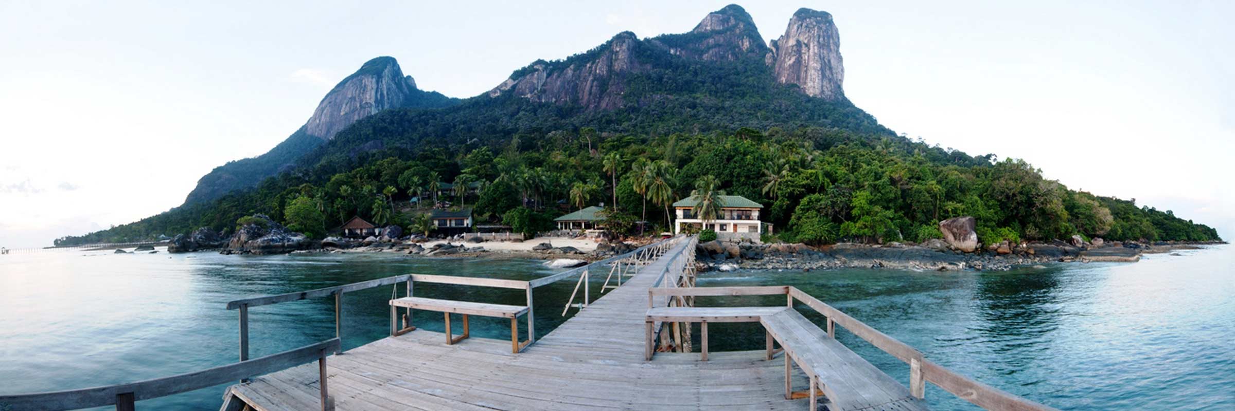 Minang Cove Resort Ansicht Steg