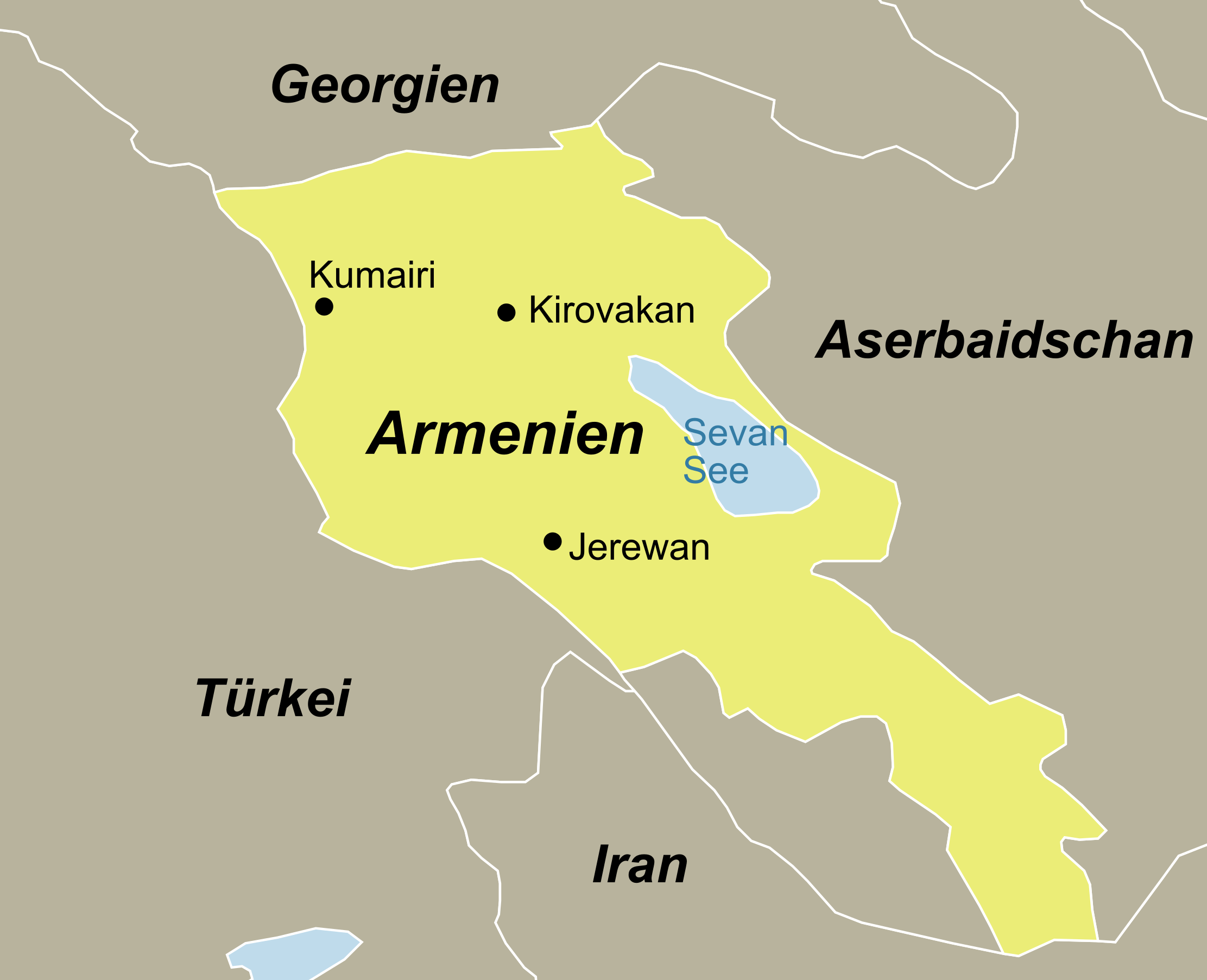 Aserbaidschan weltkarte liegt wo Aserbaidschan: Große