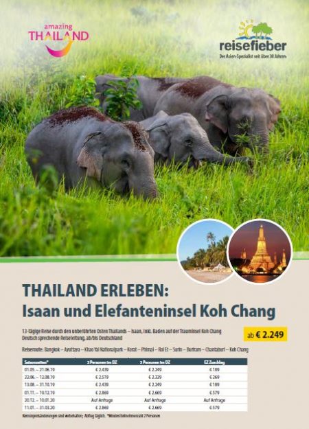 Entdecken Sie unsere Thailand Reisen auf unserem Flyer