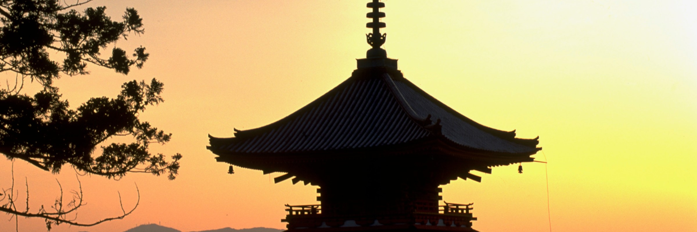 Ein buddhistischer Temple im Stadtteil Minami. Seit 1994 gehoert der Tempel, zusammen mit anderen Einrichtungen, zu den UNESCO-Weltkulturerbe.