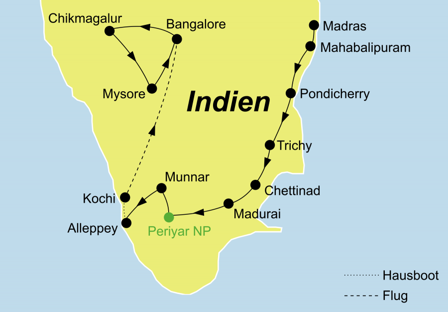 Südindien intensiv