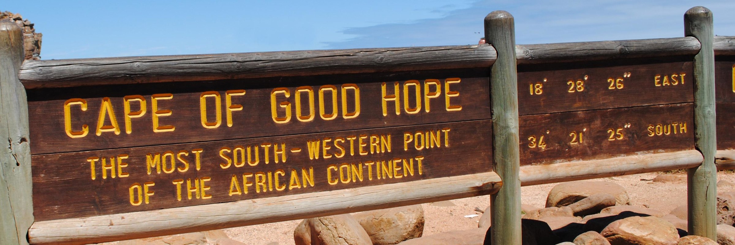Das Kap der Guten Hoffnung nahe der Südspitze Afrikas war früher ein aufgrund seiner Klippen gefürchtetes Kap.