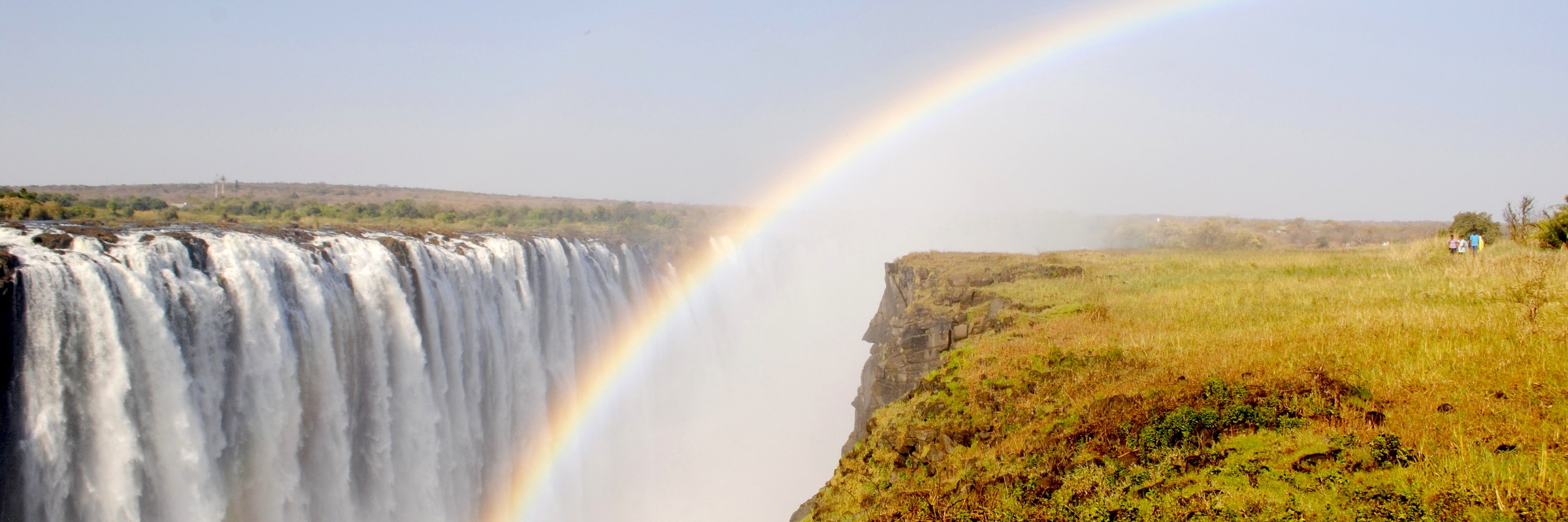 Die Victoriafälle zwischen Simbabwe und Sambia zählen seit 1989 zum UNESCO- Weltnaturerbe.