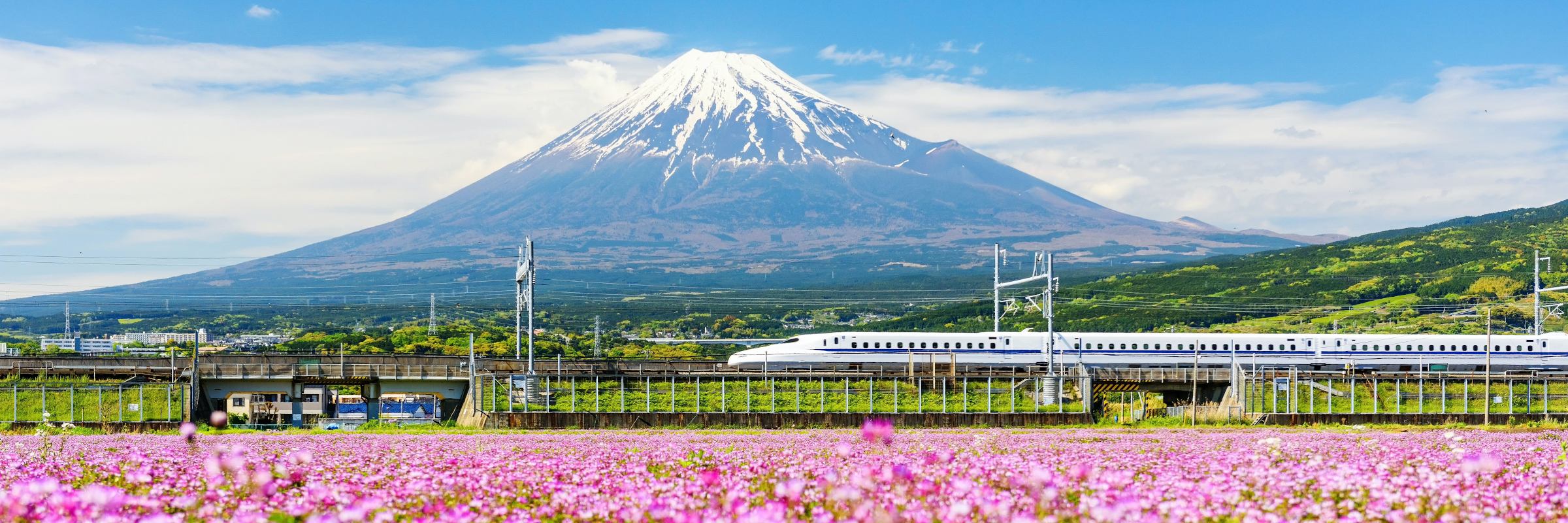 Das Streckennetz des Hochgeschwindigkeitszug Shinkansen umfass eine Gesamtlänge von fast 3.000 km.