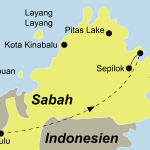Die Borneo Rundreise führt von Mulu über Sandakan, das Sepilok Orang Utan Rehabilitationszentrum, die Abai Jungle Lodge und den Pitas Lake wieder nach Sandakan.
