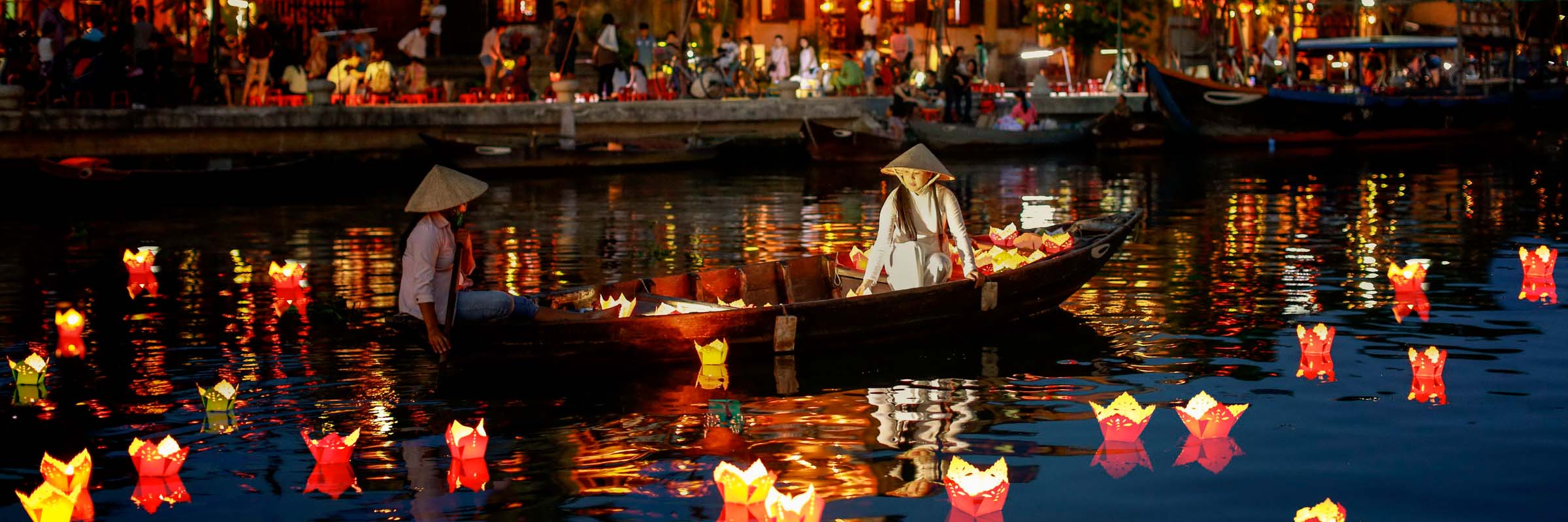 Malerisches Lichterfest in Hoi An