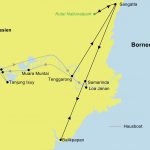 Die Reiseroute der Kalimantan Wildlife Rundreise mit dem Hausboot führt von Balikpapan über Samarinda, Loa Janan, Mahakam, Muara Muntai, Mancong, Tanjung Isuy, Muara Pahu, den Kedang Pahu River, Mount Bayan, Terbisak, Tenggarong, Sangatta, und den Kutai Nationalpark wieder zurück nach Balikpapan.