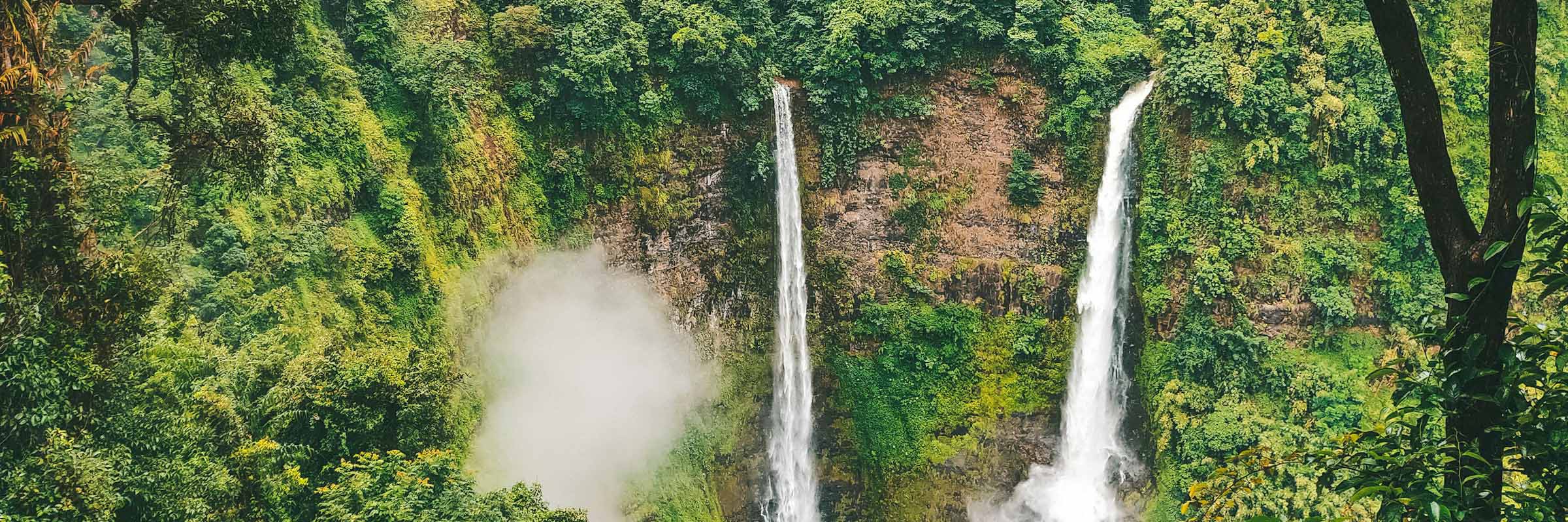 Im Süden von Laos liegt das Bolavens Plateau mit einer Vielzahl von Wasserfällen