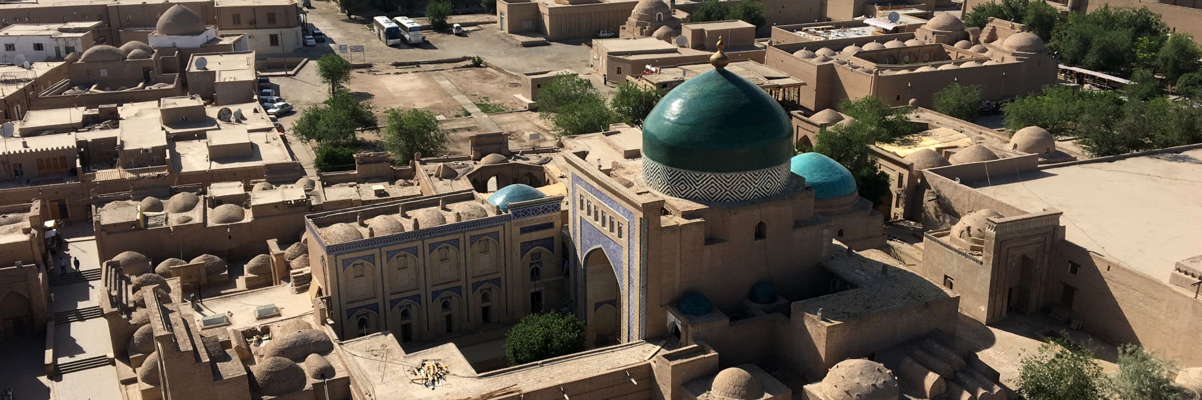 Die die historischen Altstadt Itchan-Kala ist die innere Festung der Stadt Chiwa und Teil des UNESCO-Weltkulturerbe.