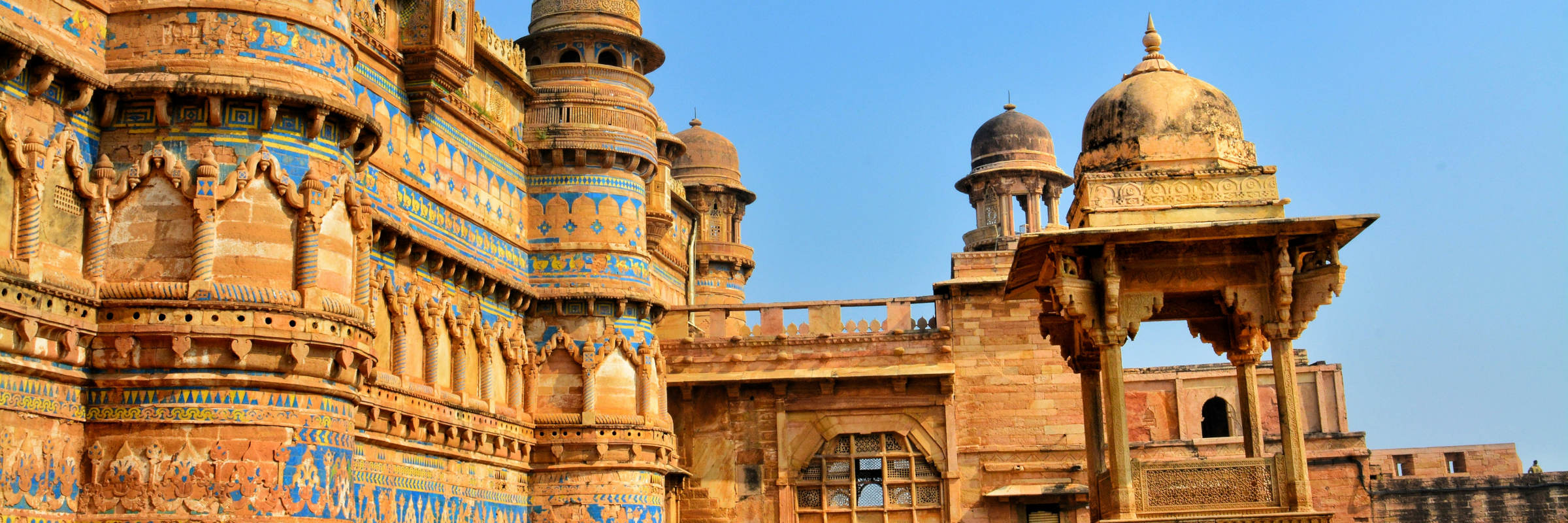 Das Gwalior Fort gilt als eines der beeindruckendsten Forts Indiens.