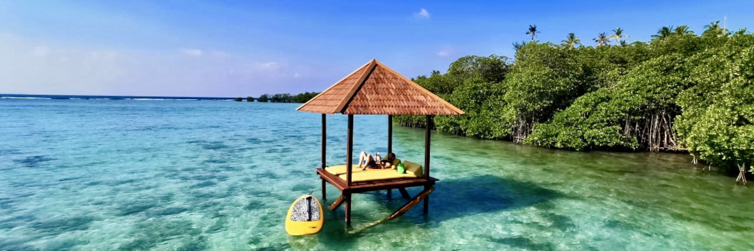 Lagune des Kura Kura Resort