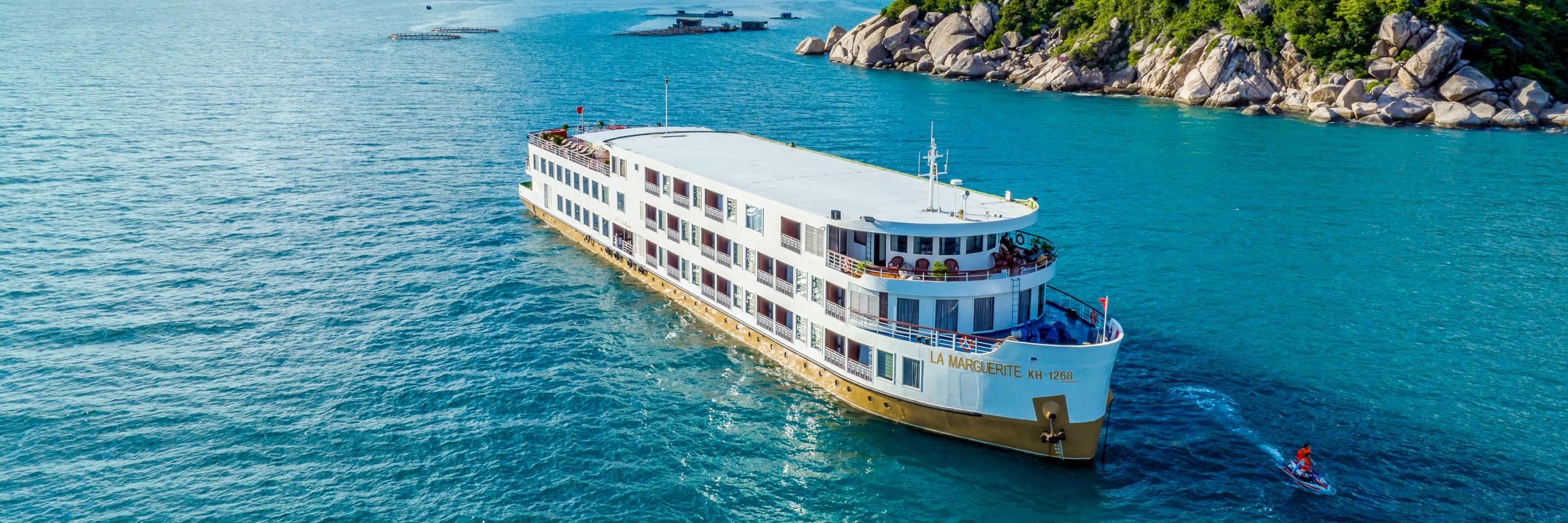 Die La Marguerite auf Kreuzfahrt in der vietnamesischen Provinz Khánh Hòa