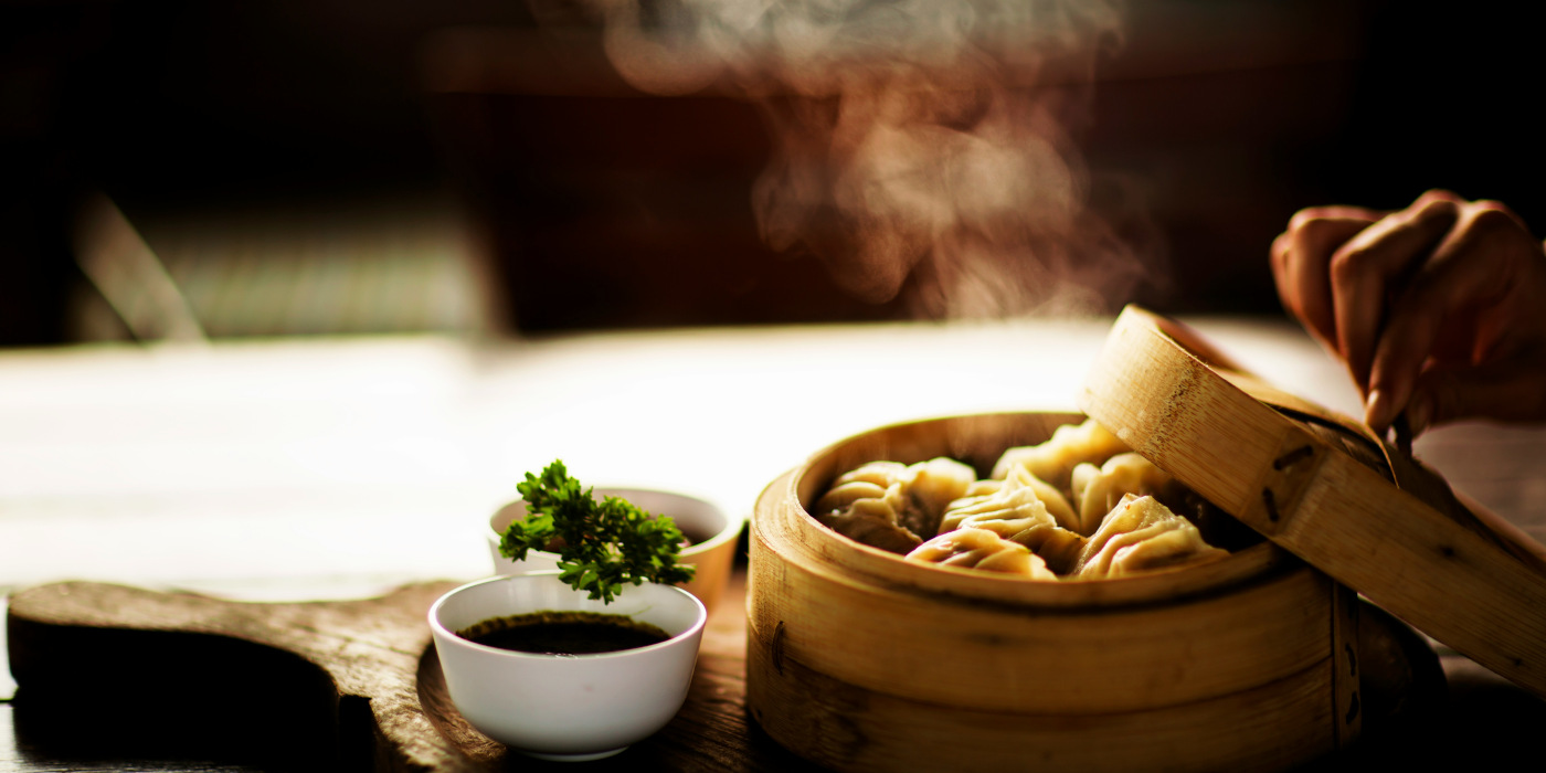 Dumplings mit Füllung