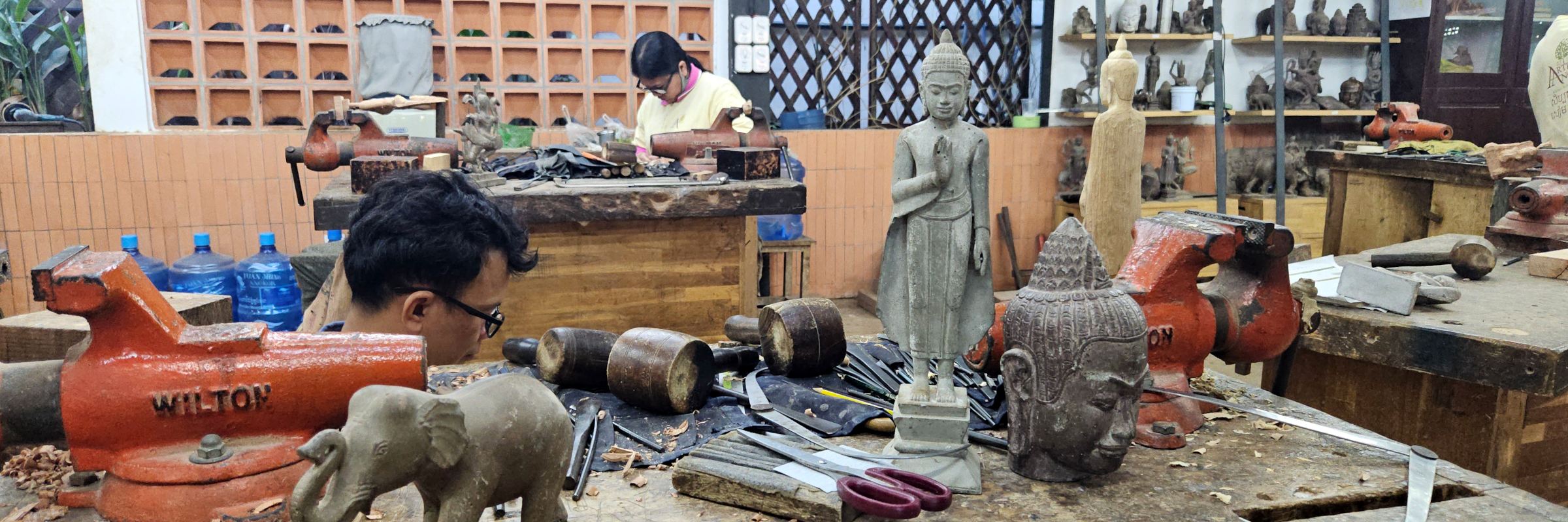Werkstatt des Artisans Angkor in Seam Reap