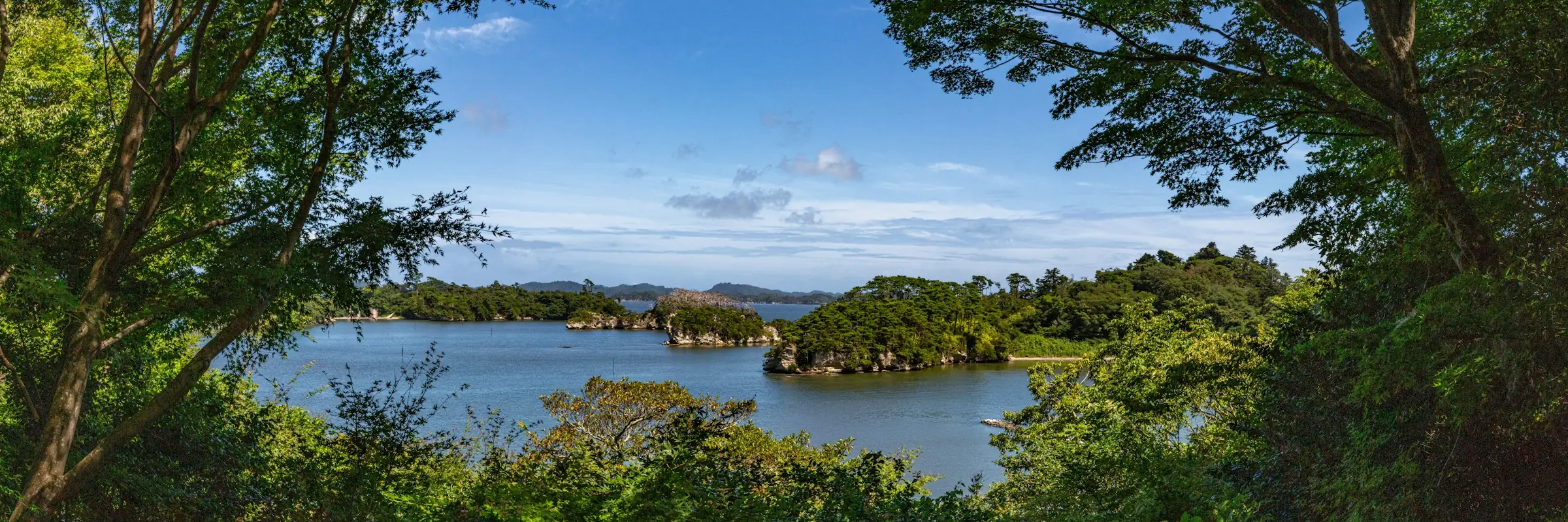 Bucht von Matsushima in der japanischen Präfektur Miyagi