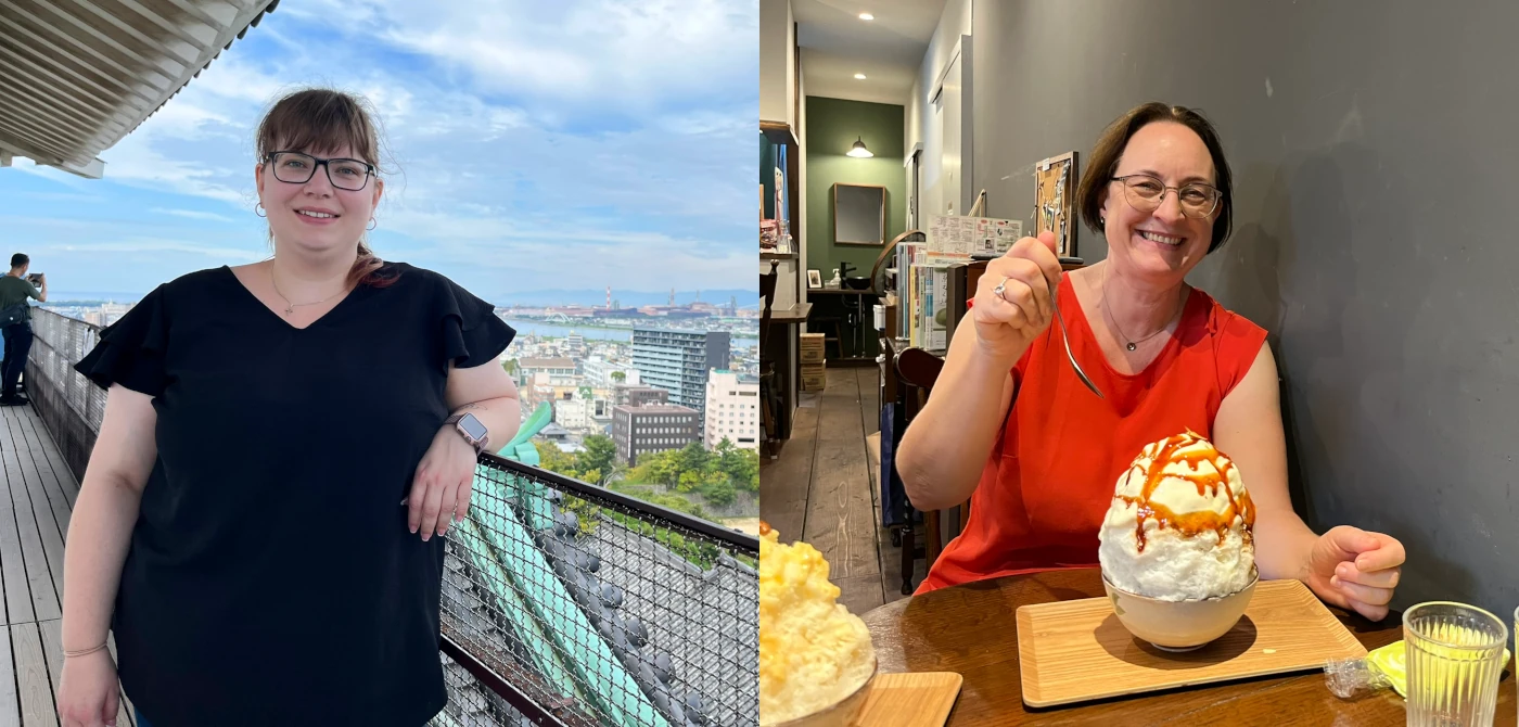 Unsere Kolleginnen Svenja Reder und Sandra Pientka unterwegs in Japan
